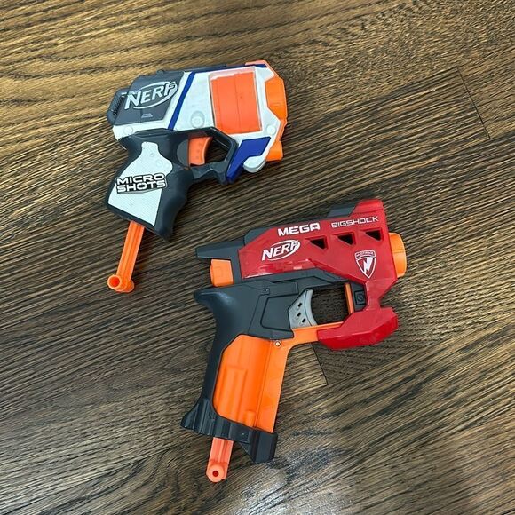 Bundle of 2 Nerf Mini Shots - Picture 1 of 2